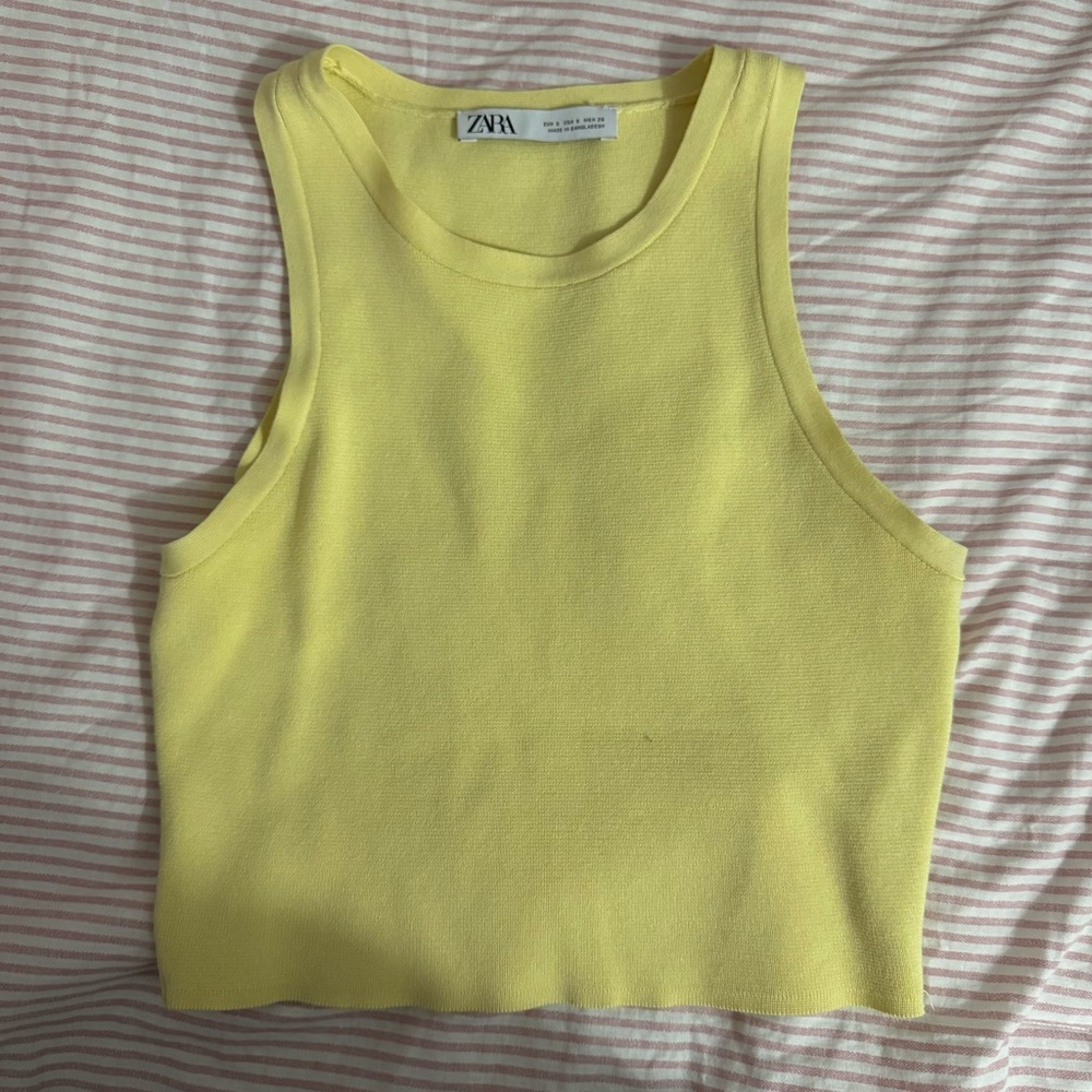Zara Yellow Tank Top